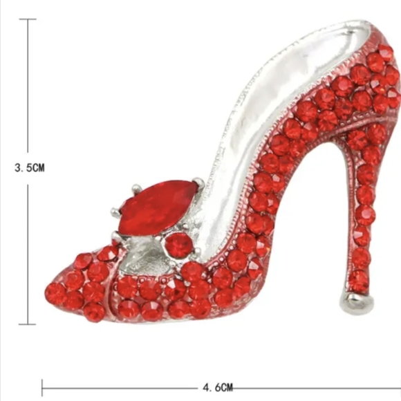 🆕 Absolutely Stunning Red High Heel Brooche. - Picture 2 of 8